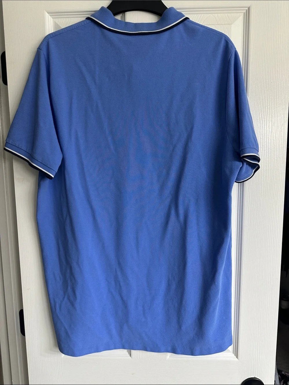 Polo by Ralph Lauren Light Blue Short-Sleeve Polo with Contrast Tipping